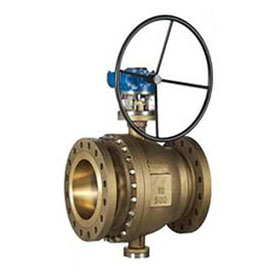 90/10 Cupro Nickel Trunnion Mounted Ball Valves Manufacturer in India