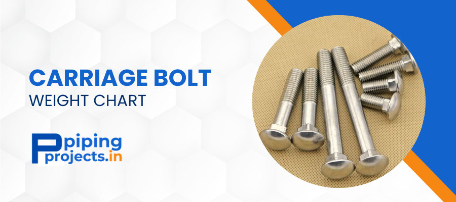  Carraige Bolt  Weight Chart in kg, mm, PDF